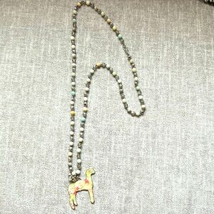Beaded Sheep Necklace